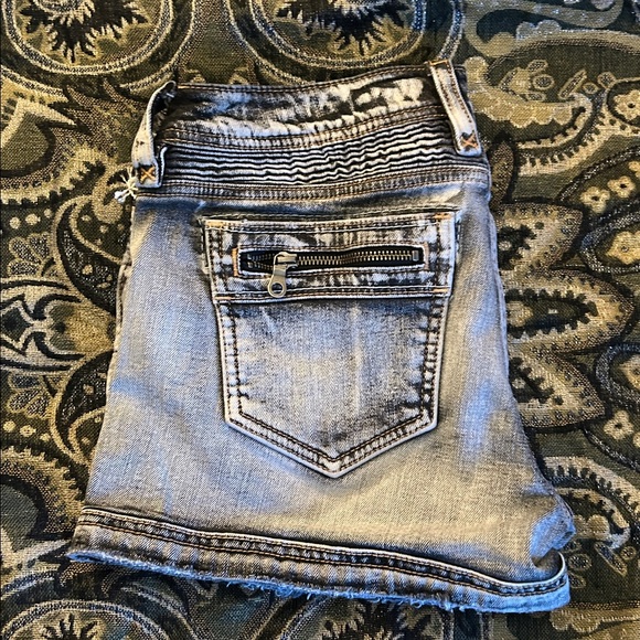 Rock revival Moto shorts NWT - Picture 2 of 16